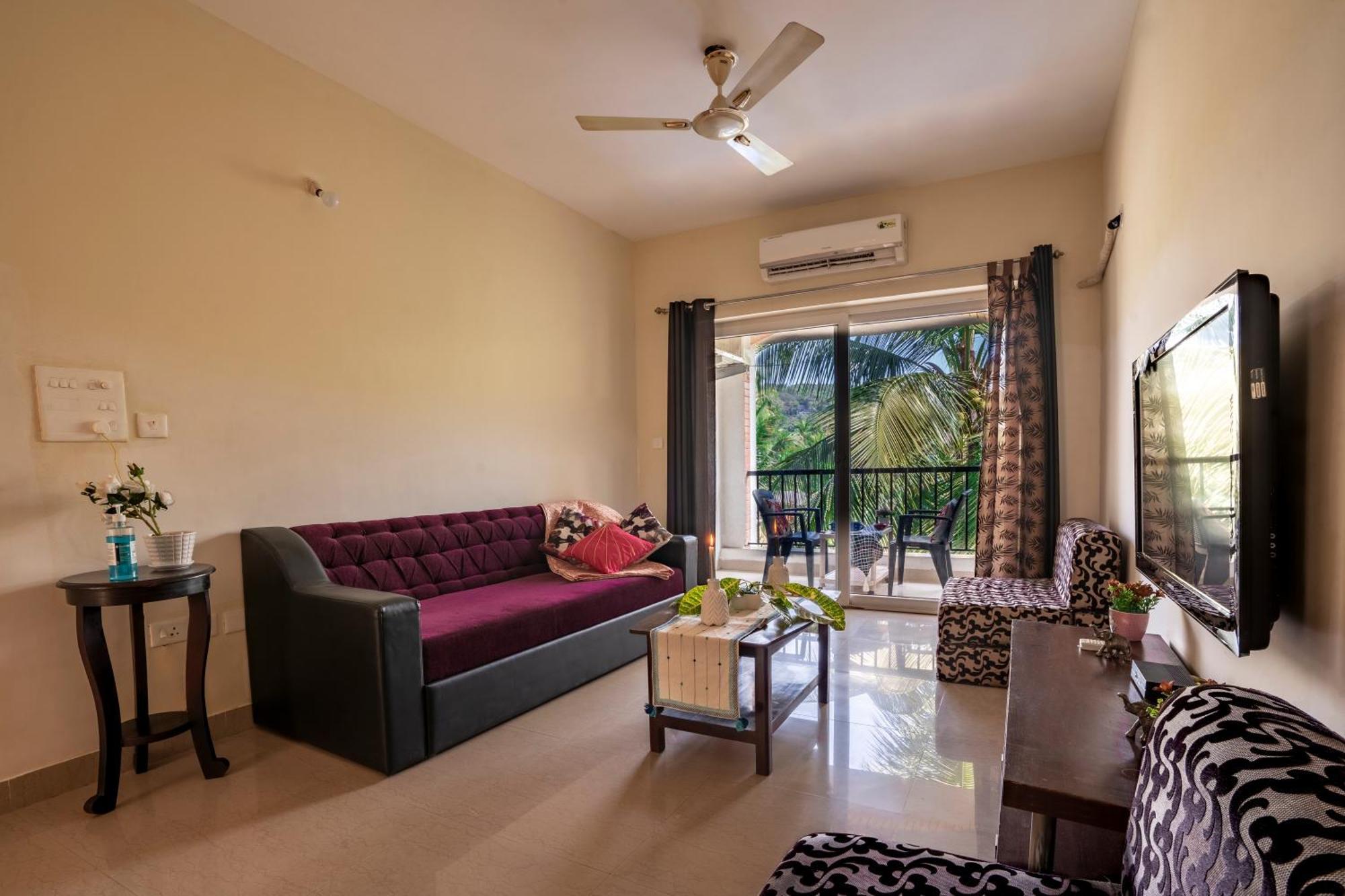 Goa Chillout Apartment - 1Bhk, Baga Dış mekan fotoğraf