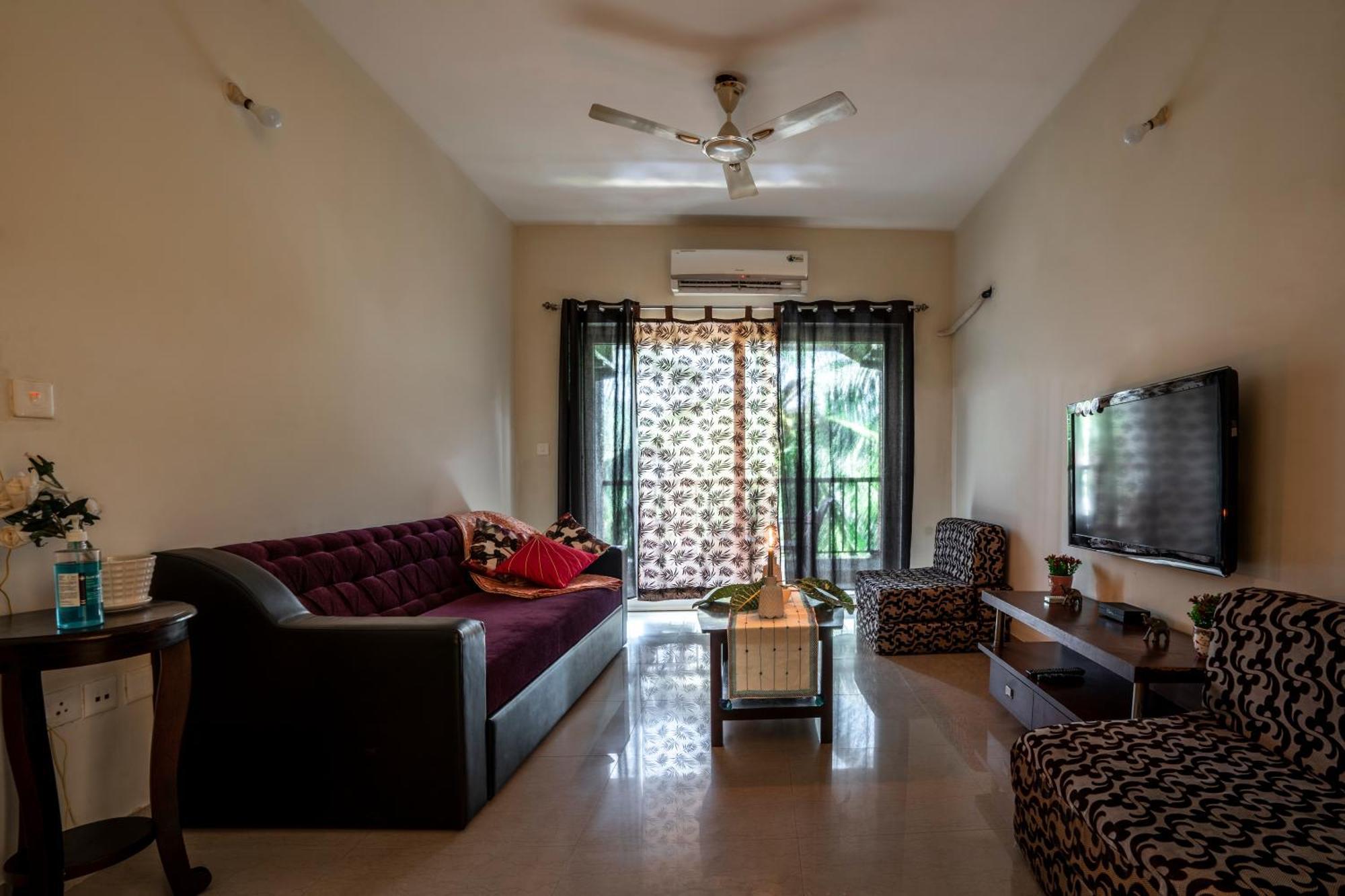 Goa Chillout Apartment - 1Bhk, Baga Dış mekan fotoğraf